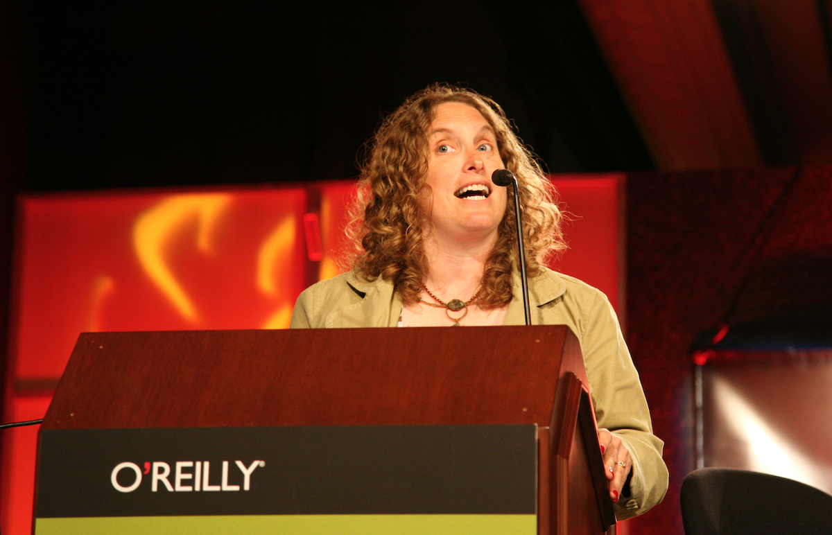 Shari Steele, pictured in 2007 (Scott Beale / Laughing Squid)